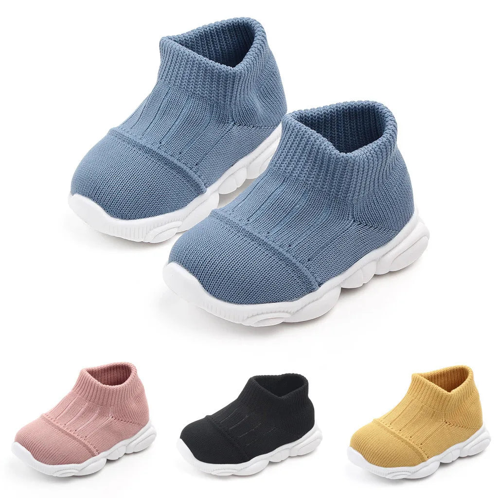 Shoes for Baby Bon Toddler Infant Kids Baby Girls Boys Striped Mesh Breathable Sport Run Sneakers Casual Shoes Jul25